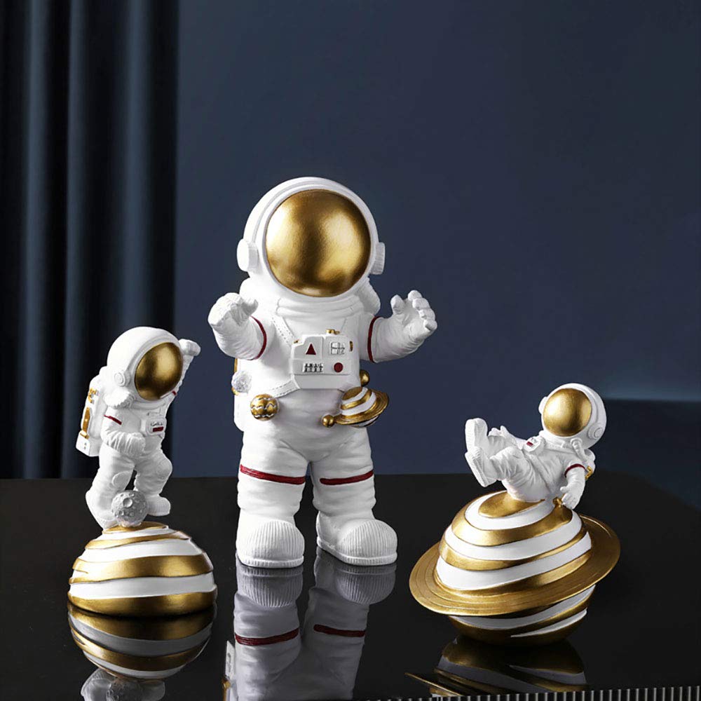 Amazon.co.jp: ファッション宇​​宙飛行士のミニチュア置物樹脂